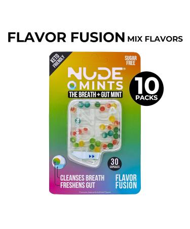 NUDE MINTS | Sugar-Free Dual Action Liquid Capsules | Extreme Bad Breath Treatment | 300 Capsules | Lasts 3X Longer & 3X Stronger | All Flavors Available - Buy Now - Buy Online on GoSupps.com