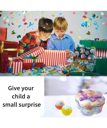 6-Piece Handmade Essential Oil Bath Bombs Gift Set for Moisturizing Skin - Perfect Woman & Kids Gift for Birthday & Valentine's Day - Buy Online on GoSupps.com