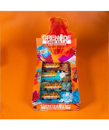 Grenade Carb Killa Selection Box High Protein and Low Carb Bar 12 x 60 g - Buy Online on GoSupps.com