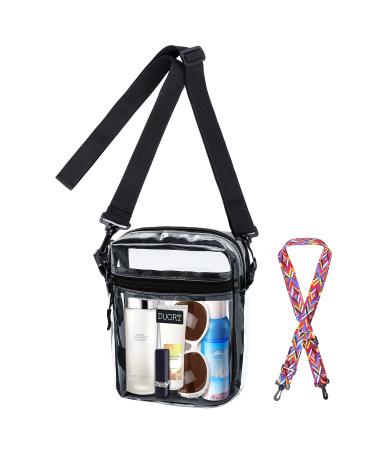 DUORT Clear Bag Stadium Approved, TPU Clear Purses Inside Pocket,Crossbody Bag Adjustable Strap for Concert,Sporting Events White1 - Buy Online on GoSupps.com