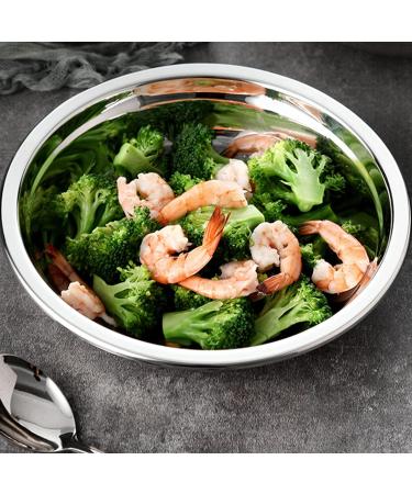 TOPZEA 10 Pack Stainless Steel Round Plates 9 Inch - Ideal for Camping, Outdoor Picnics, Hiking, and BBQ - Durable Dinner Plates for Home and Canteen Use - Buy Online on GoSupps.com