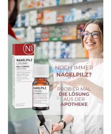 N1 Anti-Nail Fungus Solution 30ml | Medical Nail Polish Treatment for Quick Relief | Intensive Nail Care for Hands & Feet - Buy Online on GoSupps.com