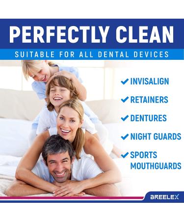 Denture Cleaning Tablets - 120 Pack Retainer & Night Guard Cleaner | Freshens & Removes Odor in 3 Minutes - Buy Online on GoSupps.com