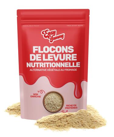 EASY YUMMY Flocons Nooch (300 g) levure nutritionnelle non enrichie 100% v g talienne sans additifs
