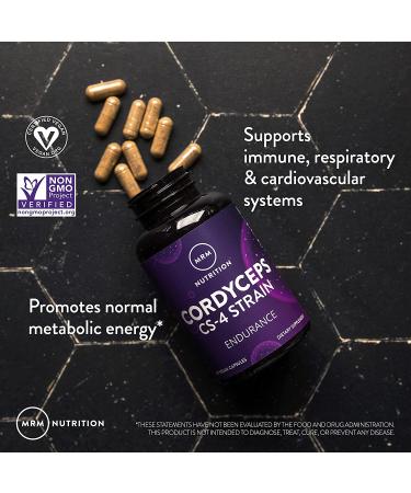 MRM Cordyceps CS-4 Strain | 60 Vegan Capsules for Energy & Immunity - Buy Online on GoSupps.com