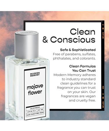 Mojave Flower Eau de Parfum for Women Notes of Magnolia Sandalwood & Musk Safe for Sensitive Skin Luxury Fragrance By Modern Memory 2.5 fl oz - Buy Online on GoSupps.com
