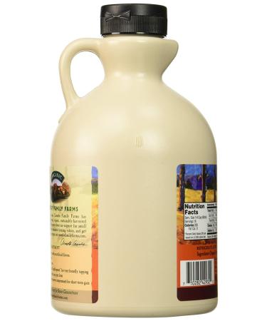Coombs Family Farms Organic Maple Syrup - Grade A Dark Color, Robust Taste, 32 Fl Oz - Buy Online on GoSupps.com