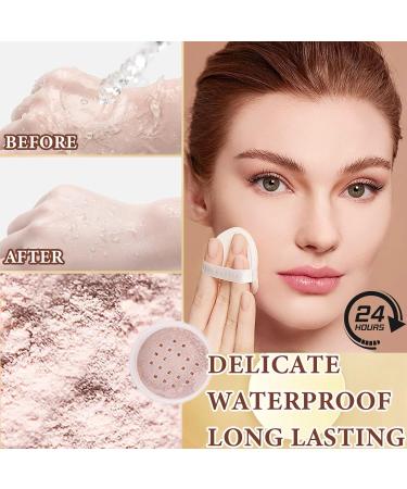 Loose Face Powder Oil Control Loose Face Setting Powder Matte Flawless Finish Make Up Setting Powder Lightweight Long Lasting Finishing Powder Soft Natural Focus Effect Makeup(2#) - Buy Online on GoSupps.com