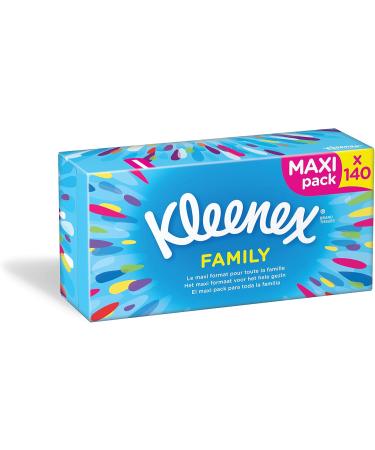 Kleenex FAMILY Paper tissues Pack of 15 Maxi Format Boxes - Buy Online on GoSupps.com