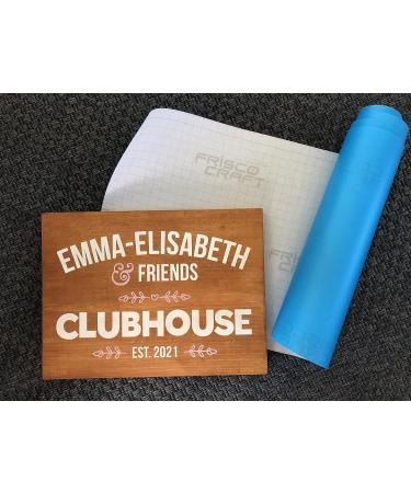 Frisco Craft Blue Stencil Vinyl Film Roll - 12x30 Ft - Compatible with Cricut & CNC Cutting Machines for Cards, Journals, Crafts - Buy Online on GoSupps.com