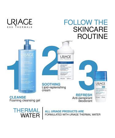 URIAGE Power 3 Clinical Strength Antiperspirant Deodorant 1.7 fl.oz. | Long-lasting Roll-On Protection for Excessive Sweat | Men and Women | Combats Odor for 24 Hours | Fresh and Clean Feeling | Pack of 1 - Buy Online on GoSupps.com