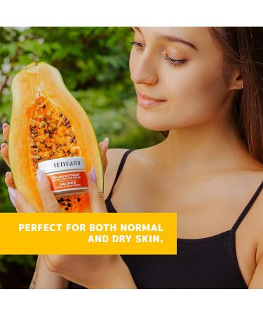 Orientana Facial Peeling for Women - Papaya & Indian Ginseng | 99.7% Natural Organic Vegan | Acne & Anti-Aging Solution for Dry & Normal Skin - 50g - Buy Online on GoSupps.com
