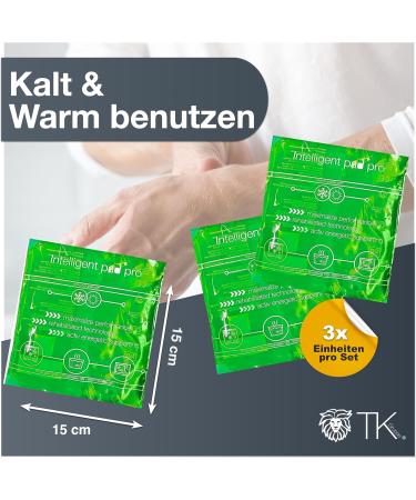 Premium Cooling Pads Gel (3 Pieces) - Small & Large Cool Compress for Wisdom Tooth Pain Relief & Fever - Ideal for Children & Adults - Buy Online on GoSupps.com