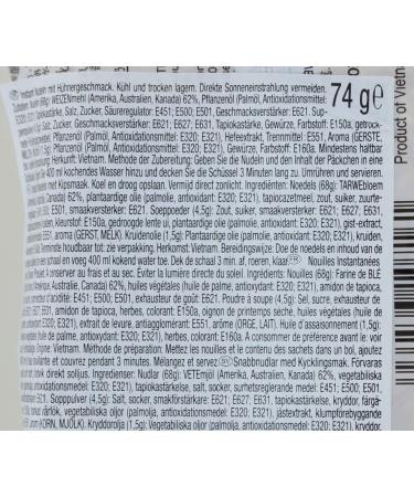 ACECOOK HH Instant Noodles Chicken - 30 Pack (74g Each) | Best International Shipping - Buy Online on GoSupps.com