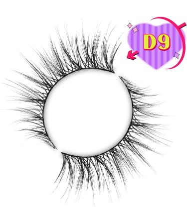 Fluffy Mink Lashes 12mm - Natural Look, Lifting Effect, Volume - 7 Pairs - Buy Online on GoSupps.com