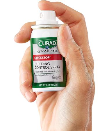 CURAD QuickStop Bleeding Control Spray - .81oz (1 Count) - Fast Healing for Minor Cuts & Scrapes - Buy Online on GoSupps.com