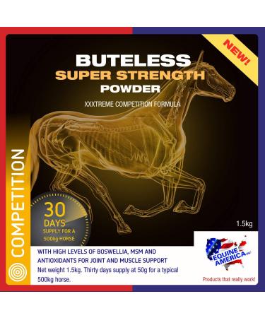 Equine America Buteless Super Strong Powder 1.5kg - Buy Online on GoSupps.com
