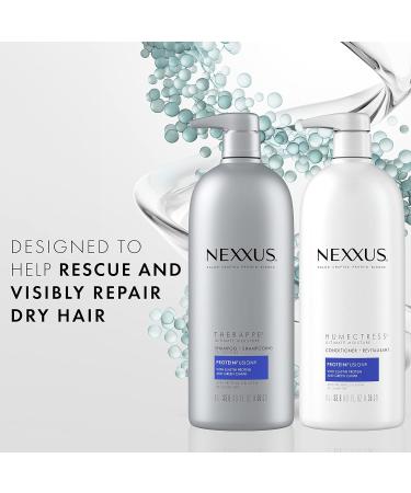 Nexxus Moisturizing Shampoo for Dry Hair - Therappe Ultimate Moisture Silicone-Free ProteinFusion with Elastin & Green Caviar - 33.8 oz | International Shipping Available - Buy Online on GoSupps.com
