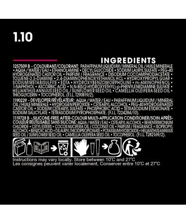 Garnier Olia Permanent Hair Dye Ammonia-Free Hair Color 1.10 Black Sapphire Long-Lasting Hair Shine With 60% Oils 1 Application BLACK SHADES 1.10 Black Sapphire - Buy Online on GoSupps.com