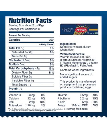 Barilla Spaghetti Rigati Pasta 16 oz. Box (Pack of 20) | Non-GMO Durum Wheat Semolina | Kosher Certified - Buy Online on GoSupps.com