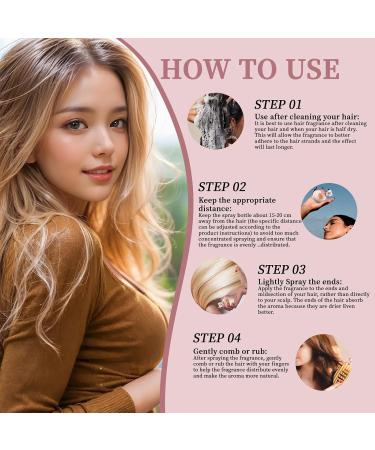 Hair Perfume for Women Pheromone Hair Fragrance with Green Tea Jasmine and Sandalwood Odor-Removing & Nourishing Formula Premium Long-Lasting Scent for Soft and Fresh Hair (1.75 Fl. Oz) 1.7 Fl Oz (Pack of 1) - Buy Online on GoSupps.com