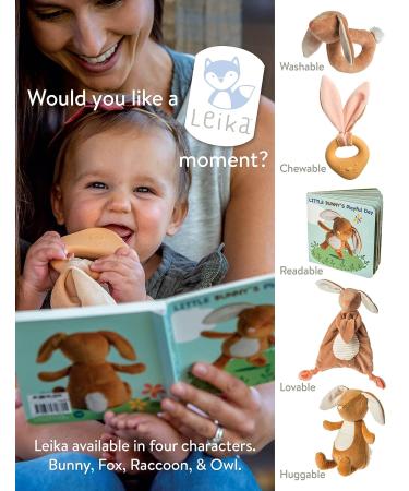 Mary Meyer Leika 9-Inch Silicone Baby Teething Toy - Little Owl - Buy Online on GoSupps.com