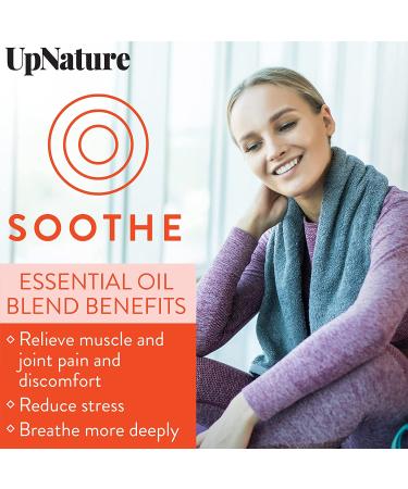 Soothe Essential Oil Roll Blend 2oz - Relieve Muscle Pain & Discomfort, Breathe Easy, Improve Circulation - Peppermint, Wintergreen, Eucalyptus & Camphor Oil - Buy Online on GoSupps.com