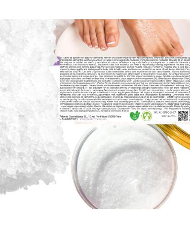 Premium Magnesium Salts & Essential Oils - 500g Spa Fitness Salt for Unique Relaxation Experience | 17 Varieties Available - Buy Online on GoSupps.com