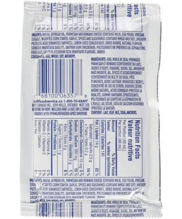 Kraft Creamy Caesar Dressing Packets 40ml (Pack of 100) 40 ml (Pack of 100) - Buy Online on GoSupps.com