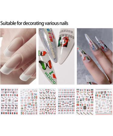 Nail Art Sticker Stick on Nails Self adhesive Small Size Suitable for Decorating Various Nails for Family for Nail School for Nail Salon for DIY Nail Art - Buy Online on GoSupps.com