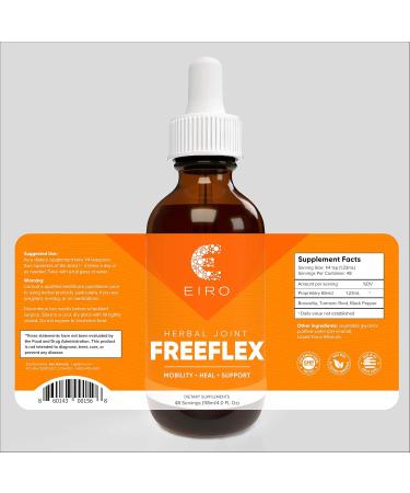 EIRO FREEFLEX Herbal Joint Supplement. Turmeric Root Curcumin Boswellia and Black Pepper. Superior Absorption - Buy Online on GoSupps.com