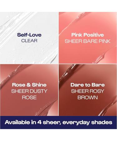 Alleyoop Glossy Lip Balm - Pink Positive | Hydrating Vegan Lip Care for Cracked Lips | Natural Moisturizer & Plumping Gloss - Buy Online on GoSupps.com