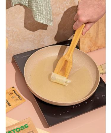 FRY&TOSS Cooking Oil Solidifier - Waste Cooking Oil Solidifier Powder - Plant-Based Oil Hardener for Easy Disposal - Solidifies Up to 8 Cups - Buy Online on GoSupps.com
