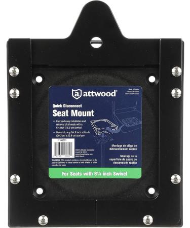 Attwood 11602D1 Quick Disconnect Seat Mount - Fits 6-Inch Swivel and Plate - Plastic & Coated Structural Steel - Buy Online on GoSupps.com