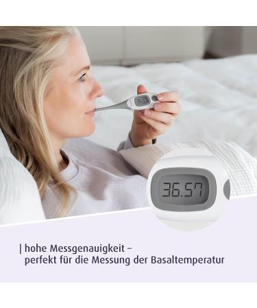 Reer Mama Basal Thermometer - Accurate Fever Thermometer for Cycle Control | Ideal for Women Trying to Conceive - Buy Online on GoSupps.com