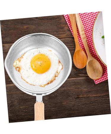 Zerodeko Stainless Steel Pot Griddle Egg Pan Frying Pan Kitchen Egg Cooker Fry Pan for Eggs Kitchen Pan Honeycomb Skillet Household Skillet Wood Non Stick Cooking Utensils - Buy Online on GoSupps.com