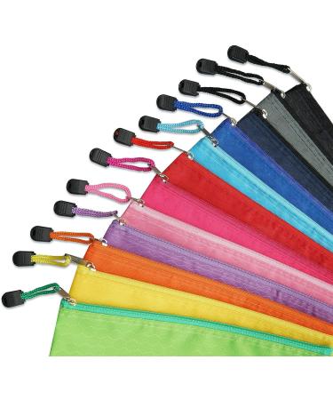 LABUK 29pcs Zipper Pencil Pouches  Small Zipper Pencil Bags  Waterproof Pencil Cases  for Office Travel Cosmetics 12 Colors - Buy Online on GoSupps.com