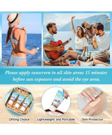 Dansib 36 Pcs Mini Tinted Sunscreen Bulk for Summer Vacation Party Spf 30 Water Resistant Sunscreen Lotion Bulk 1 oz Travel Size for Thank You Gifts Summer Vacation Party Supplies - Buy Online on GoSupps.com