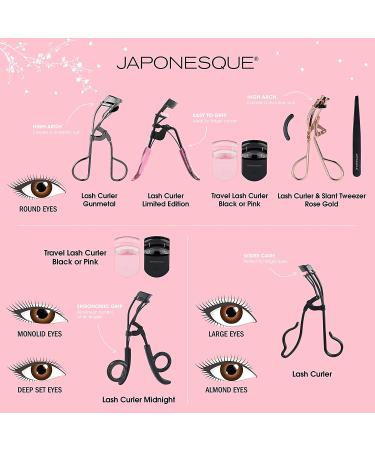JAPONESQUE Go Curl Travel Eyelash Curler - Portable and Gentle Lash Curling Tool - Buy Online on GoSupps.com