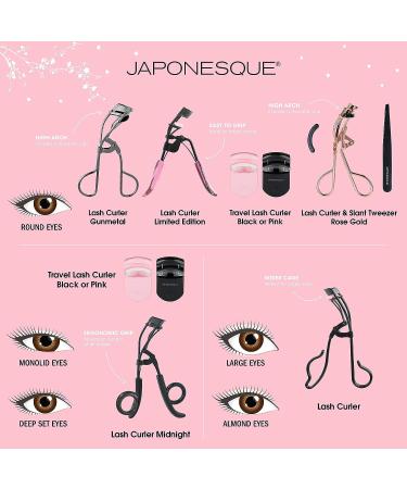 JAPONESQUE Midnight Lash Curler for Sweeping Volume - Holds Curl for 8 Hours | Includes Refill Pad - Buy Online on GoSupps.com