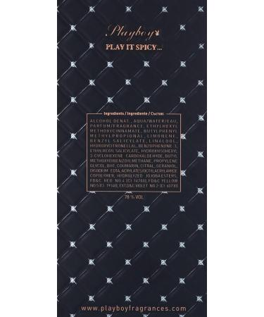 PLAYBOY Women Eau De Toilette Spray Play It Spicy 1.7 Ounce - Buy Online on GoSupps.com