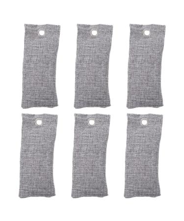 FRCOLOR Auto- 6PCS Replaceable Bamboo Charcoal Bag Comfortable Shoe Deodorizer Household Closet Deodorizer Shoe Odor Eliminator