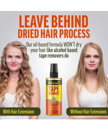 Tape Hair Extensions Remover by June Milnrow | Removes Tape Instantly - Enriched With Argan Oil for Added Moisture - Fast-Acting Formula - Gentle on Skin - Buy Online on GoSupps.com