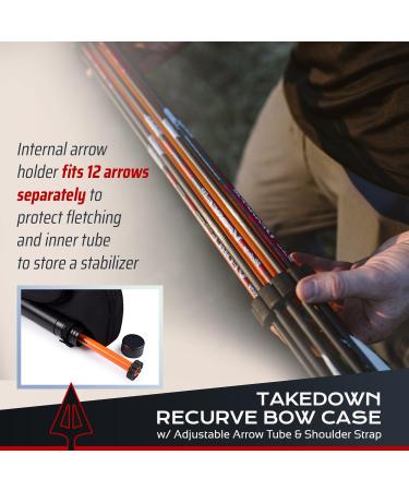 Southwest Archery Universal Takedown Recurve Bow Case with Arrow Tube and Pocket | Fully Padded Travel Case - New Improved Model - X2 - Buy Online on GoSupps.com