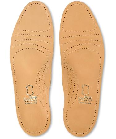 Buy Tacco Deluxe Orthotic Shoe Insoles | Premium Leather Arch Support for Flat Feet & Plantar Fasciitis - International Shipping Available - Buy Online on GoSupps.com