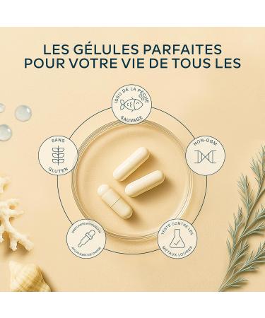 Collagene Marin Acide Hyaluronique et Magnesium | 1452 mg - Complement Alimentaire Peau Collagene et Acide Hyaluronique Pur au Peptide de Collagene - Collag ne Marin Hydrolys sans OGM - 120 G lules - Buy Online on GoSupps.com