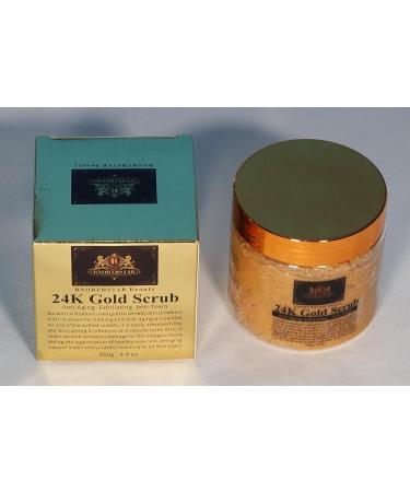 BNORTHSTAR 24K Gold Scrub | Pure 24K Gold Anti-Aging Exfoliator | Detoxifying Skincare for Radiant Skin - Buy Online on GoSupps.com