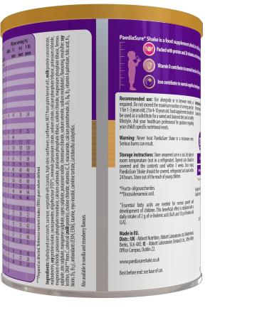 PaediaSure Shake 850g Chocolate - Balanced Nutritional Supplement for Kids with Protein, Carbs, Essential Fatty Acids & Minerals - Buy Online on GoSupps.com