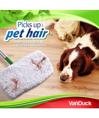 VanDuck Reusable 100% Cotton Mop Pads for Swiffer Sweeper Mops (2-Pack) - Washable Wet Dry Mop Pads - 2 Count - White - Buy Online on GoSupps.com