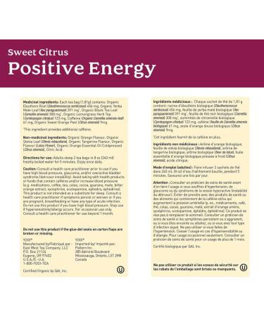 Yogi Tea - Canada Energy Variety Pack Tea Sampler (3 Pack) - Includes Rich & Robust Morning Vitality Spiced Blackberry Focus and Sweet Citrus Positive Energy Caffeinated Organic Tea - 48 Tea Bags - Buy Online on GoSupps.com